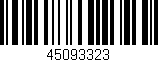 Código de barras (EAN, GTIN, SKU, ISBN): '45093323'