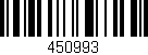Código de barras (EAN, GTIN, SKU, ISBN): '450993'
