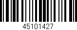Código de barras (EAN, GTIN, SKU, ISBN): '45101427'