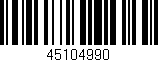 Código de barras (EAN, GTIN, SKU, ISBN): '45104990'