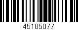 Código de barras (EAN, GTIN, SKU, ISBN): '45105077'