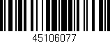 Código de barras (EAN, GTIN, SKU, ISBN): '45106077'