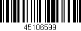 Código de barras (EAN, GTIN, SKU, ISBN): '45106599'