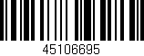 Código de barras (EAN, GTIN, SKU, ISBN): '45106695'