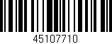 Código de barras (EAN, GTIN, SKU, ISBN): '45107710'