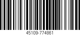 Código de barras (EAN, GTIN, SKU, ISBN): '45109-774861'