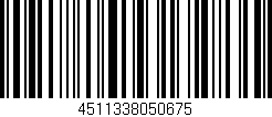 Código de barras (EAN, GTIN, SKU, ISBN): '4511338050675'