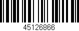 Código de barras (EAN, GTIN, SKU, ISBN): '45126866'