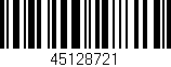 Código de barras (EAN, GTIN, SKU, ISBN): '45128721'