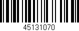 Código de barras (EAN, GTIN, SKU, ISBN): '45131070'