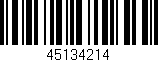 Código de barras (EAN, GTIN, SKU, ISBN): '45134214'