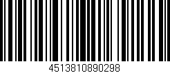 Código de barras (EAN, GTIN, SKU, ISBN): '4513810890298'
