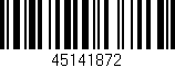 Código de barras (EAN, GTIN, SKU, ISBN): '45141872'