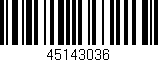 Código de barras (EAN, GTIN, SKU, ISBN): '45143036'