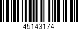 Código de barras (EAN, GTIN, SKU, ISBN): '45143174'