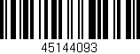 Código de barras (EAN, GTIN, SKU, ISBN): '45144093'