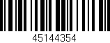Código de barras (EAN, GTIN, SKU, ISBN): '45144354'