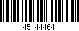 Código de barras (EAN, GTIN, SKU, ISBN): '45144464'
