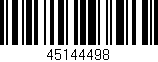 Código de barras (EAN, GTIN, SKU, ISBN): '45144498'