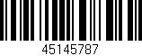 Código de barras (EAN, GTIN, SKU, ISBN): '45145787'