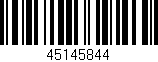 Código de barras (EAN, GTIN, SKU, ISBN): '45145844'
