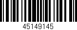 Código de barras (EAN, GTIN, SKU, ISBN): '45149145'