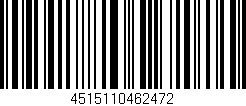 Código de barras (EAN, GTIN, SKU, ISBN): '4515110462472'