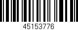 Código de barras (EAN, GTIN, SKU, ISBN): '45153776'