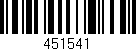 Código de barras (EAN, GTIN, SKU, ISBN): '451541'