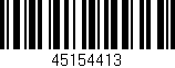 Código de barras (EAN, GTIN, SKU, ISBN): '45154413'