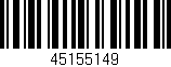 Código de barras (EAN, GTIN, SKU, ISBN): '45155149'