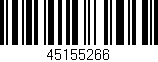 Código de barras (EAN, GTIN, SKU, ISBN): '45155266'