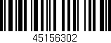 Código de barras (EAN, GTIN, SKU, ISBN): '45156302'