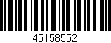 Código de barras (EAN, GTIN, SKU, ISBN): '45158552'