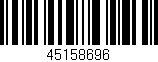 Código de barras (EAN, GTIN, SKU, ISBN): '45158696'