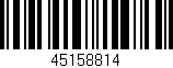 Código de barras (EAN, GTIN, SKU, ISBN): '45158814'