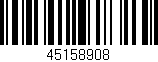Código de barras (EAN, GTIN, SKU, ISBN): '45158908'