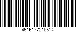 Código de barras (EAN, GTIN, SKU, ISBN): '4516177218514'
