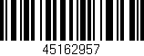 Código de barras (EAN, GTIN, SKU, ISBN): '45162957'