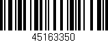 Código de barras (EAN, GTIN, SKU, ISBN): '45163350'