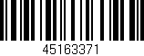 Código de barras (EAN, GTIN, SKU, ISBN): '45163371'