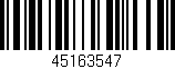 Código de barras (EAN, GTIN, SKU, ISBN): '45163547'
