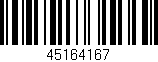 Código de barras (EAN, GTIN, SKU, ISBN): '45164167'