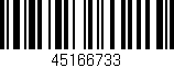 Código de barras (EAN, GTIN, SKU, ISBN): '45166733'
