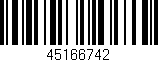 Código de barras (EAN, GTIN, SKU, ISBN): '45166742'