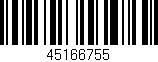 Código de barras (EAN, GTIN, SKU, ISBN): '45166755'