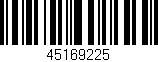 Código de barras (EAN, GTIN, SKU, ISBN): '45169225'