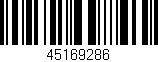 Código de barras (EAN, GTIN, SKU, ISBN): '45169286'
