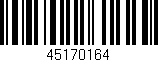 Código de barras (EAN, GTIN, SKU, ISBN): '45170164'