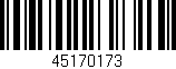 Código de barras (EAN, GTIN, SKU, ISBN): '45170173'